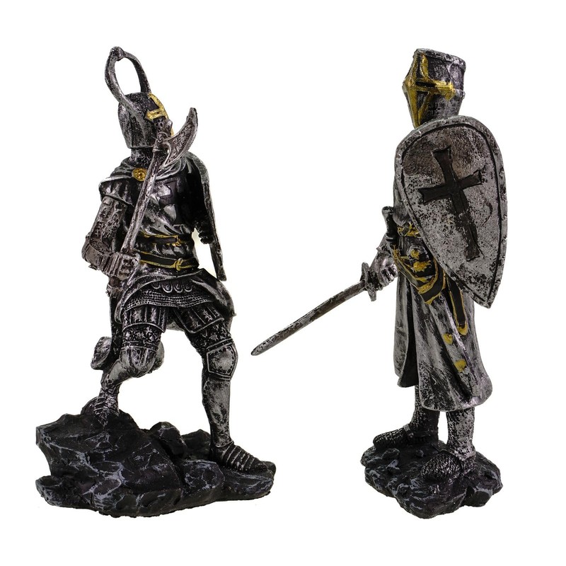 Kremers Schatzkiste Set of 2 Knights Templar in Armour 17