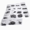 labwork 667 Pcs Polished Stainless Steel Bolt Screw Kit Set