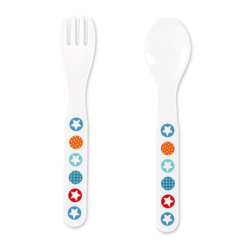 Sterntaler Emmi Crockery Set, Plate, Bowl, Cup, Spoon, Fork, Age: