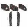 2Pcs Front Foot Peg Bracket Left And Right Black Footrest