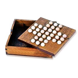 origin Peg Solitaire, Wooden Board Puzzle, Single Play, Wooden Toys, Educational Toys, Classic Puzzle, Board Game, Educational Toy, Killing Time, For Adults and Children, Inspiration, Thinking and Judging, Wooden Only 33S
