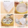 TIMJJG 2 Pieces Stainless Steel Steam Rack, 2 Steam Cloths