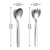 Evanda Salad Server Set, Stainless Steel Salad Serving Set, Salad