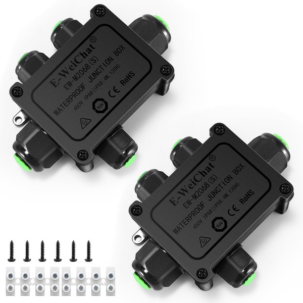 Junction Box - 5 Way M20 IP68 Outdoor Electrical Box