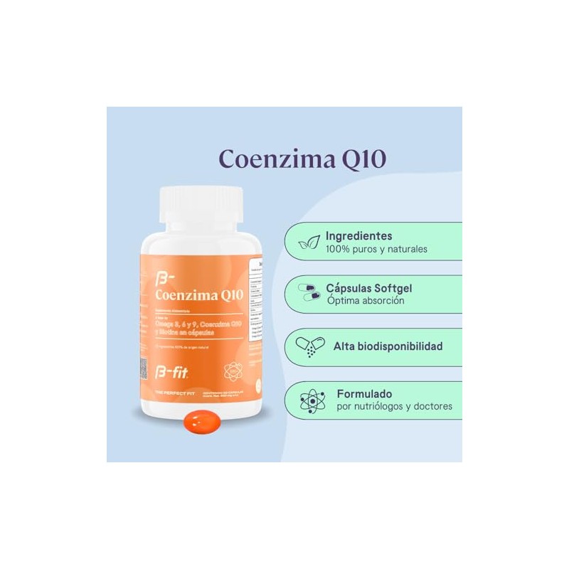 B-FIT B - Coenzima Q10 - A Base De Omega