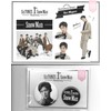 Meguro Lotus SnowMan 1st Anniversary Sticker Tin Badge Set