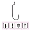 PRO FILSTAR Offset Hook Set of 12 N2/0 - Worm