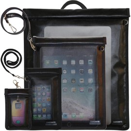 4 Pack Faraday Bags - Extra Large Faraday Bag for Laptop & Phone & Tablet & Car Key, Faraday Pouch with Handle, Faraday Key Fob Protector, RFID Signal Blocker Anti-Hacking Faraday Cages with Strap