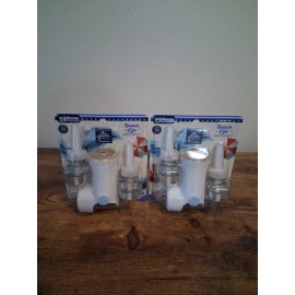 Glade Lot Of 2 Glade Plugins Warmer W/ 2 Refills Beach Life Scented Oils NWT