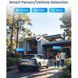 ZOSI 8CH 5MP 3K Home CCTV Security Camera System AI Human Vehicle Detection 1TB