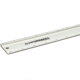 Alumicolor Straight-Edge Alumicutter Size: 18",Silver