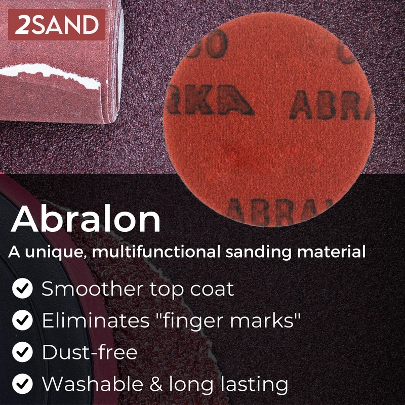 2SAND Mirka Abralon 6-inch Hook & Loop Polishing Discs -