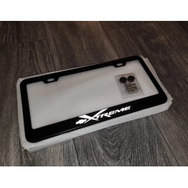 Custom Reflective Chevy Xtreme license plate frame Stainless Steel W/ Screws and Caps