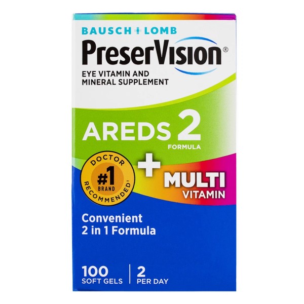 PreserVision 5 Pack Bausch & Lomb PreserVision AREDS 2 +
