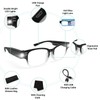 Reading Glasses with Lights USB Rechargeable Magnifying Glasses Lighted Readers