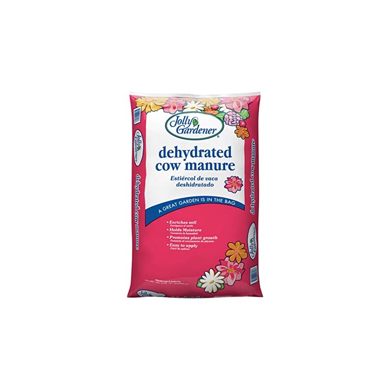 Jolly Gardener 50055027 Dehydrated Cow Manure, 40 Lbs