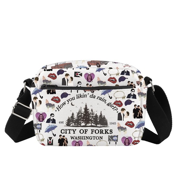 Twilight Merch Twilights Inspired Crossbody Bag Edward Cullen & Bella