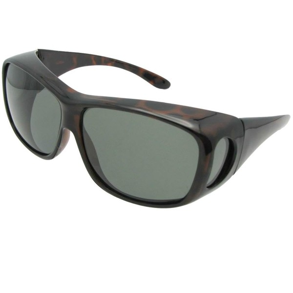 Large Wrap Around Polarized Fit Over Sunglasses For Men And