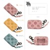 Mozu NO.86043 Women's Smart Key Case, Genuine Leather, Dot Smart