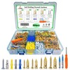 660pcs Self-Drywall Drilling Anchors with Screws, 5 Different Expansion Sizes