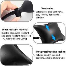 JJQHYC Pack of 2 Mounting Cushions, Air Wedge Pump, Air Cushion, Lifting Cushion, Mounting Cushion for Mounting Door, Window and Car Repair