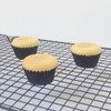 Huaswan Black Foil Cupcake Liners Mini Paper Baking Cups for