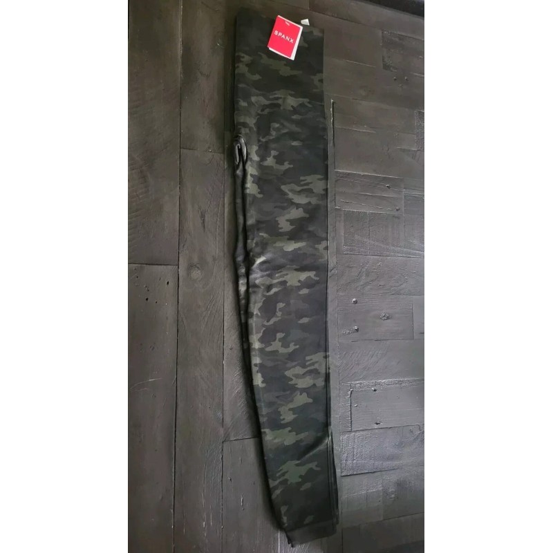 SPANX Seamless Leggings for Women Tummy Control Camo Green Size