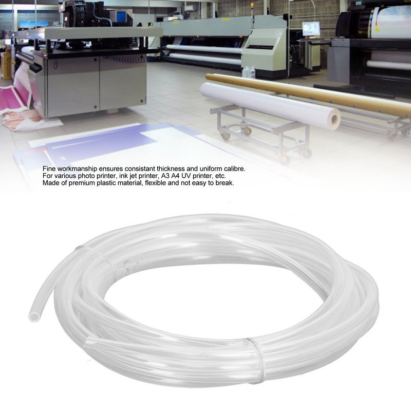 Ink Tube UV Tubing Flexible Hose 4x3mm Plastic Accessory for