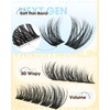 Fluffy Lash Clusters Wispy Cluster Eyelash Extensions Natural Eye Lashes