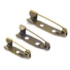 Antique Tone Brooch Pin Set of 100 15 mm ~