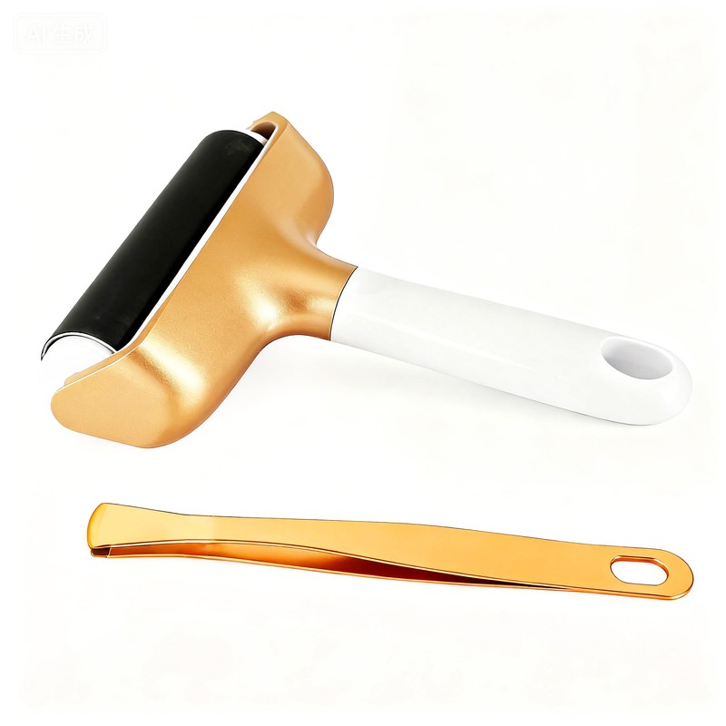 Brayer Roller & Mat Tweezers Remover Tool Set Crafting Brayer