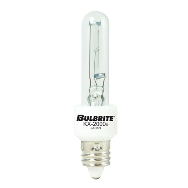 Bulbrite KX20CL/MC Mini-Candelabra Screw Base (E11) Light_Bulb, 20 Watt, Clear