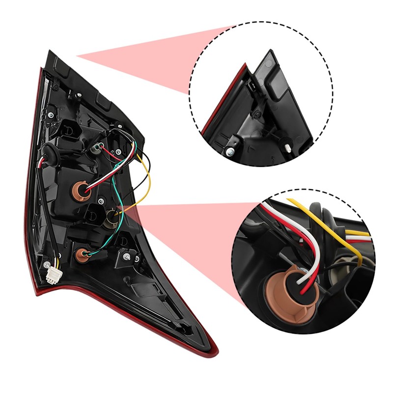 labwork Left Outer Tail Light Replacement for Nissan Altima SR