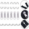 85 Piece Zip Repair Set, Replacement Zippers Zip Repair Kit