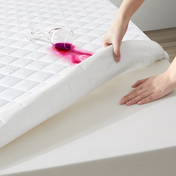 Luxury Rayon Made from Bamboo Mattress Protector- Waterproof, Ultrasoft &