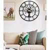 Large Tree of Life Wall Clock, Metal Large Modern Wall