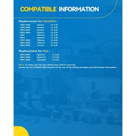 PHILTOP Automotive Starter Compatible with Hyundai Elantra 20058 Tooth for 17709N