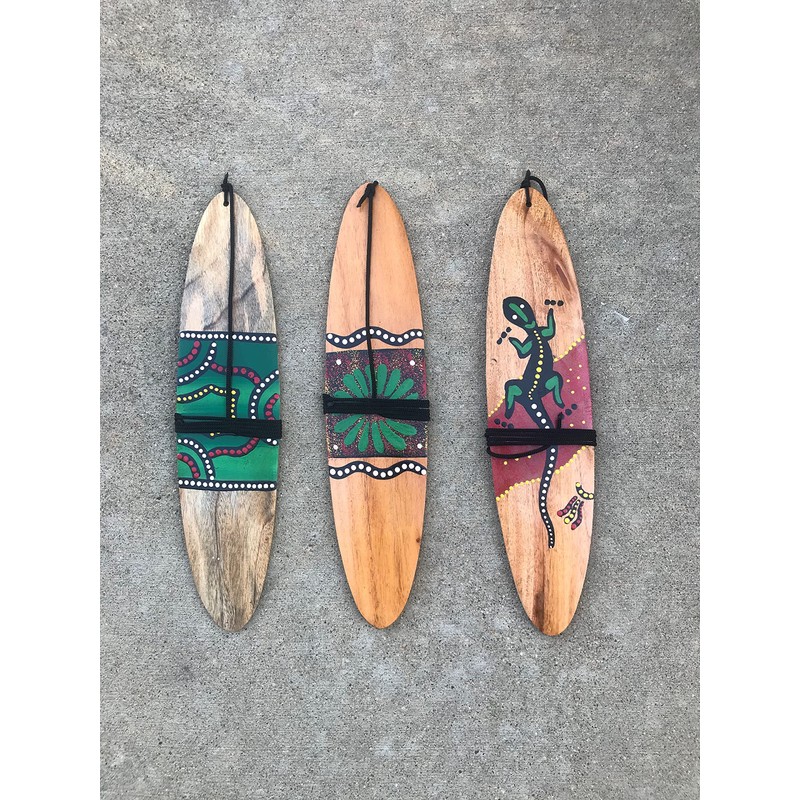 Bullroarer wood 12" long, painted