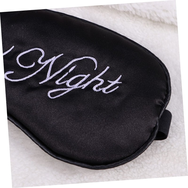 WOONEKY Travel Eye Mask for Airplane Sleep Large Silk Eye