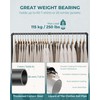 OROPY Industrial Pipe Clothing Rack Free Standing, Heavy Duty Detachable
