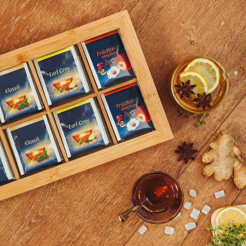 Westmark Teatime 15732260 Tea Box with 8 Compartments 28 x
