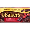 Bakers Semi Sweet Baking Chocolate Bar, 4 Ounce -- 12