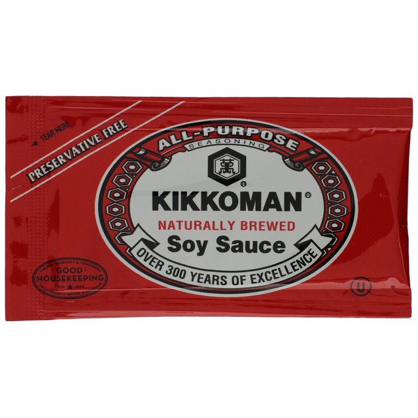 Kikkoman Soy Sauce Packets, 200-count