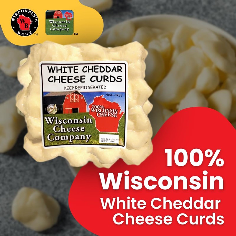 Wisconsin Cheese Company - 100% Wisconsin White Cheddar Cheese Curds