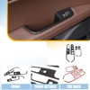 LLKUANG Window Lift Switch Button Frame Cover Trim Compatible with
