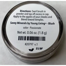 Savvy Minerals Young Living Blush Makeup Passionate Color .06 ounces🔥FREE SHIP