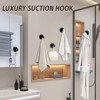 Supopular Reusable Heavy Duty Suction Cup Hooks for Kitchen/Bathroom/Shower -