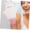 NOLITOY Bathing Exfoliating Gloves Body Scrubber Mitt Shower Glove Set