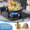 Adaptor for Gas Stove 1/2 Inch to 1/4 Inch Gas