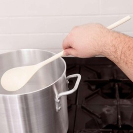 Soro Essentials- 16" Wooden Stirring Spoons Set of 12- Wooden Spoons for Cooking Kitchen Utensil Wooden Cooking Utensils Wood Cooking Serving Mixing for Home Kitchen and Restaurants